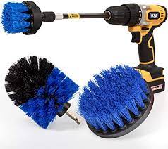 3Pcs Drill Cleaning Brush Scrub Tire Attachments Kit